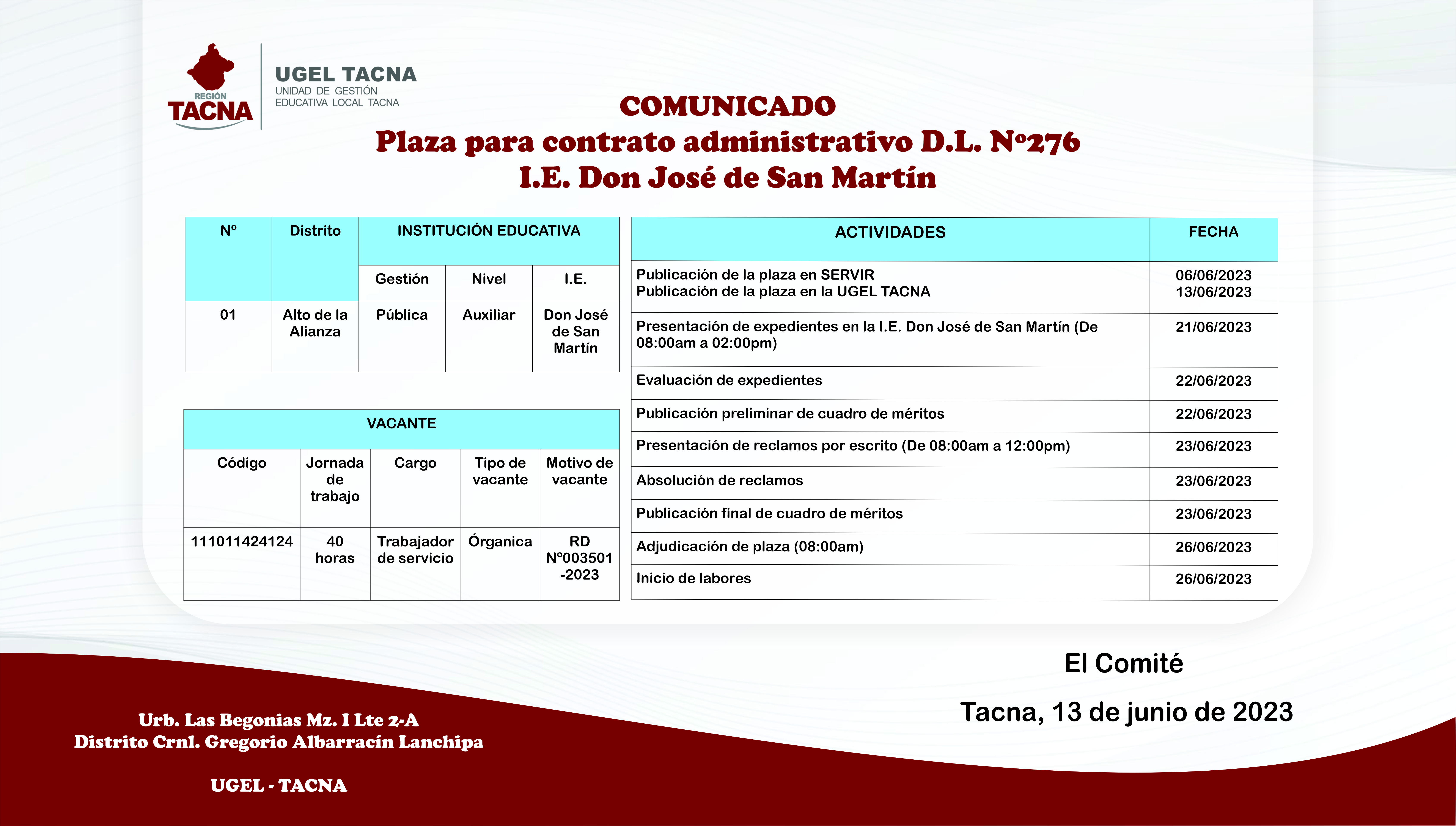 Archivo JPG de convocatoria