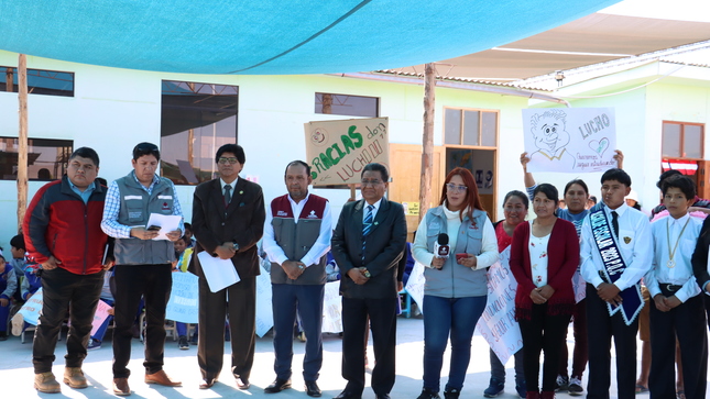 GRT apoyará construcción de la I.E. Pedro Quina Castañón