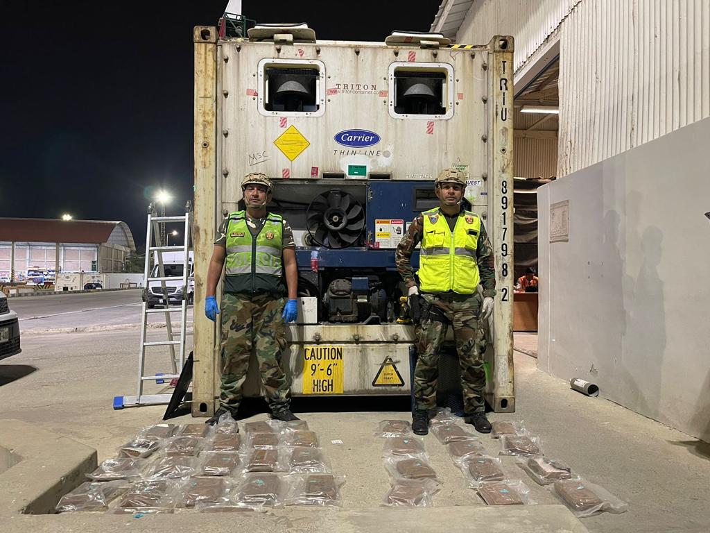 Piura: interceptan cargamento de más de 30 kilos de droga que iba a ser enviada a Bélgica