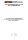 Vista preliminar de documento Instructivo de Convalidación del SERUMS