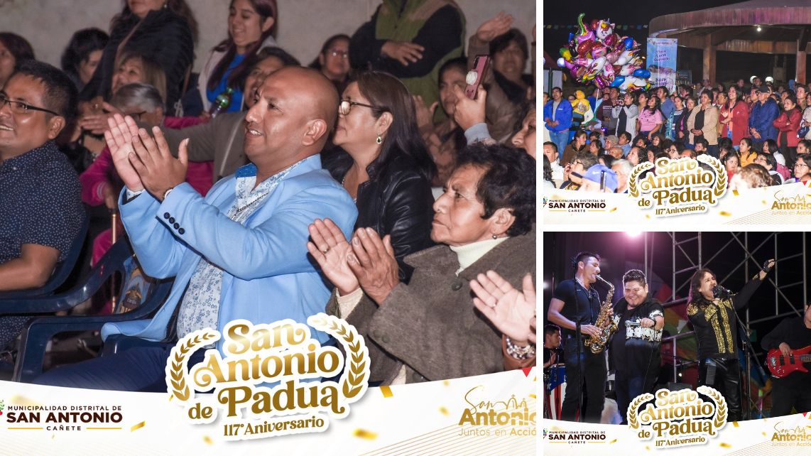 Una gran noche en el Distrito de San Antonio por nuestros 117º Aniversario Distrital