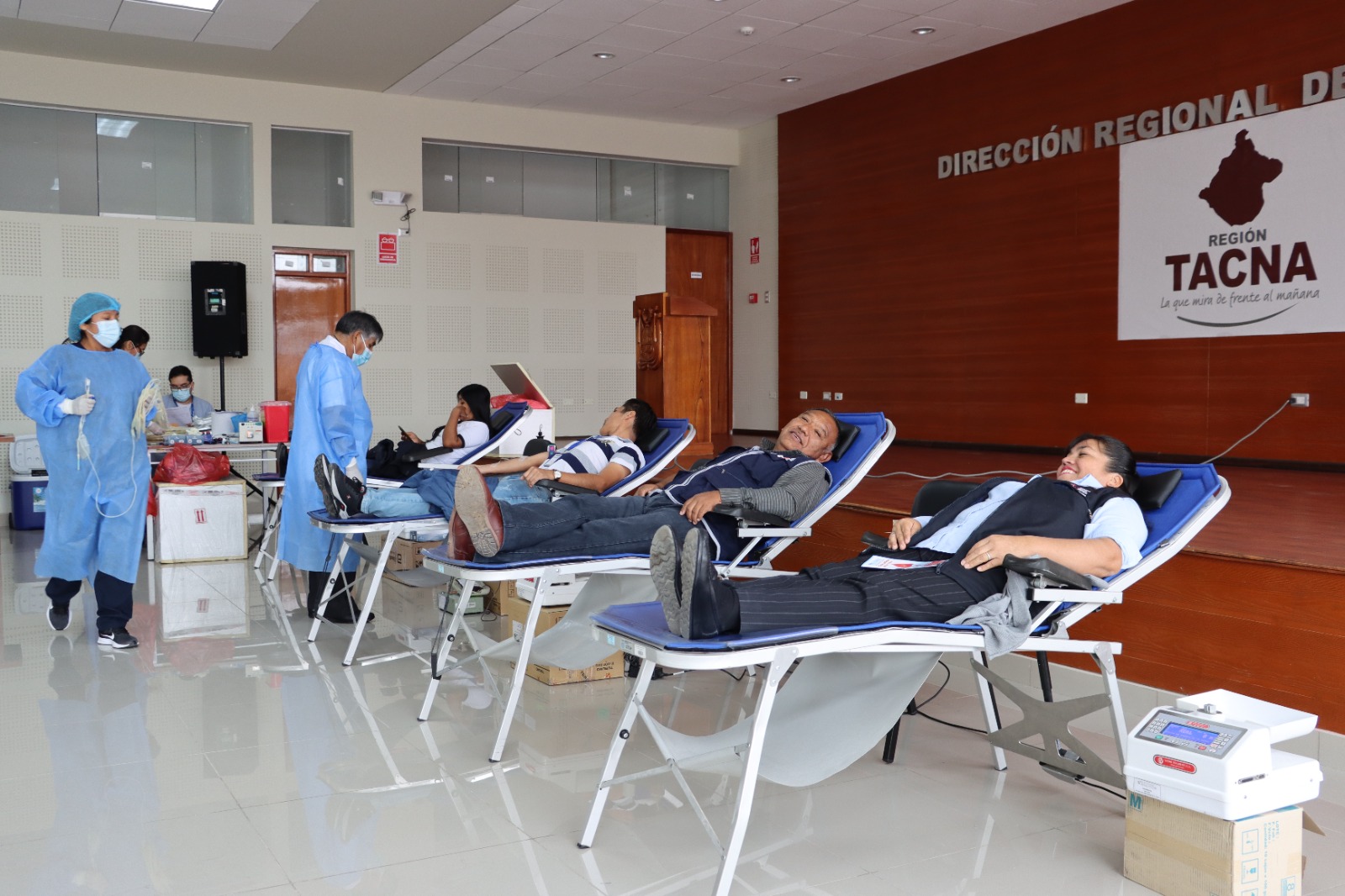 Este año solo 18 personas se acercaron voluntariamente a donar sangre.