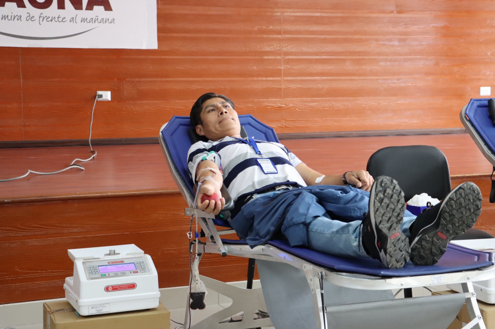 Este año solo 18 personas se acercaron voluntariamente a donar sangre.