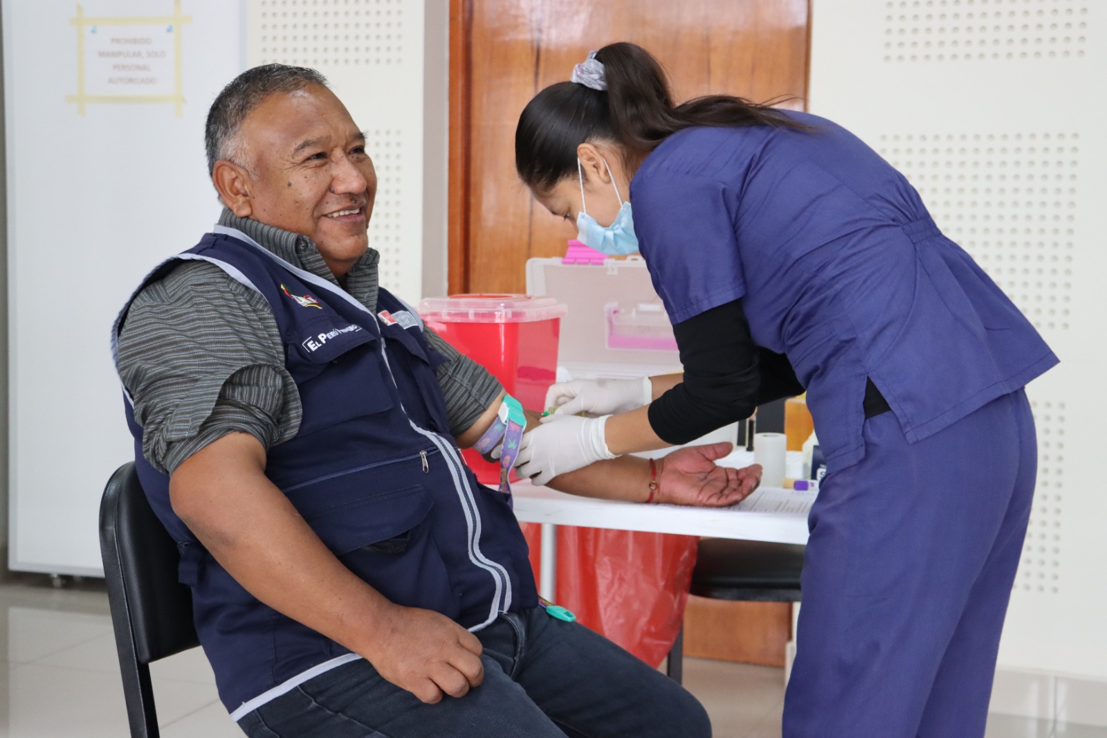 Este año solo 18 personas se acercaron voluntariamente a donar sangre.