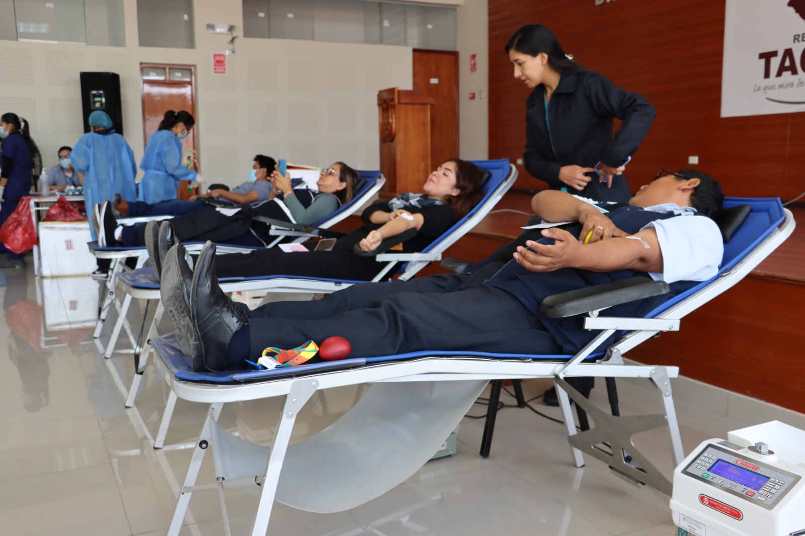 Este año solo 18 personas se acercaron voluntariamente a donar sangre.