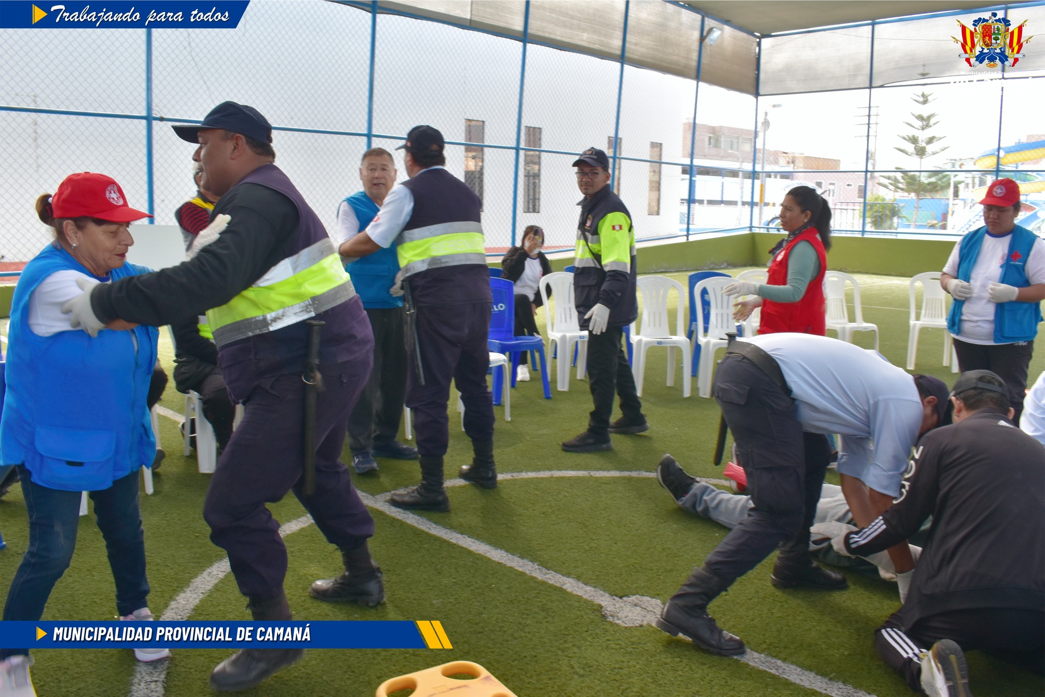 Seguridad Ciudadana Vienen Recibiendo Cursos De Primeros Auxilios