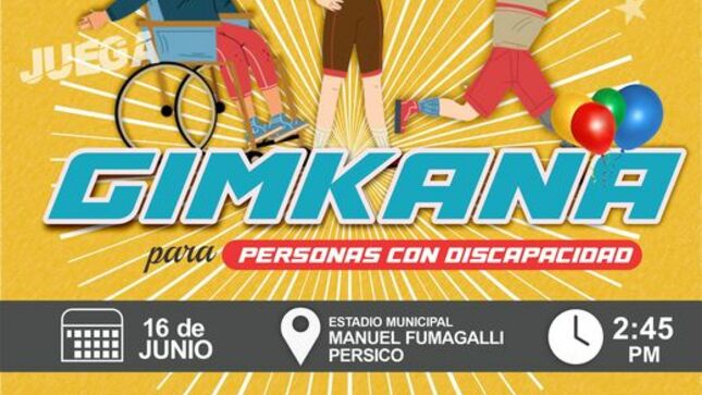 MUNICIPALIDAD DE HUAURA INVITA A PARTICIPAR DE LA GINKANA ORGANIZADA PARA PERSONAS CON DISCAPACIDAD