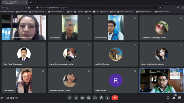 Hoy se realizó la reunión de trabajo del grupo técnico.