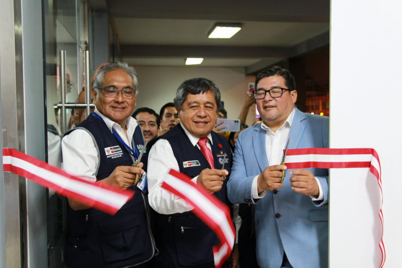 Inauguración del primer centro municipal de donación de sangre en Chorrillos 