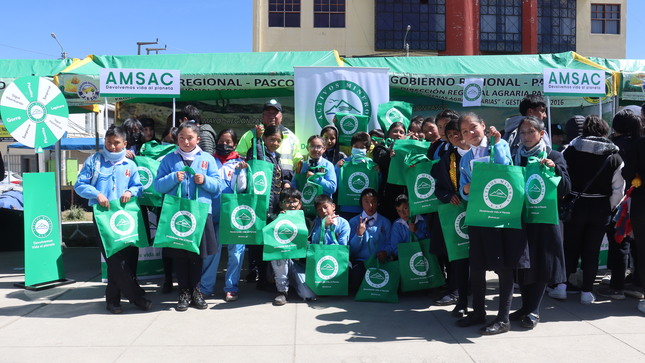 AMSAC realizó actividades de sensibilización en Junín, Pasco y Cajamarca