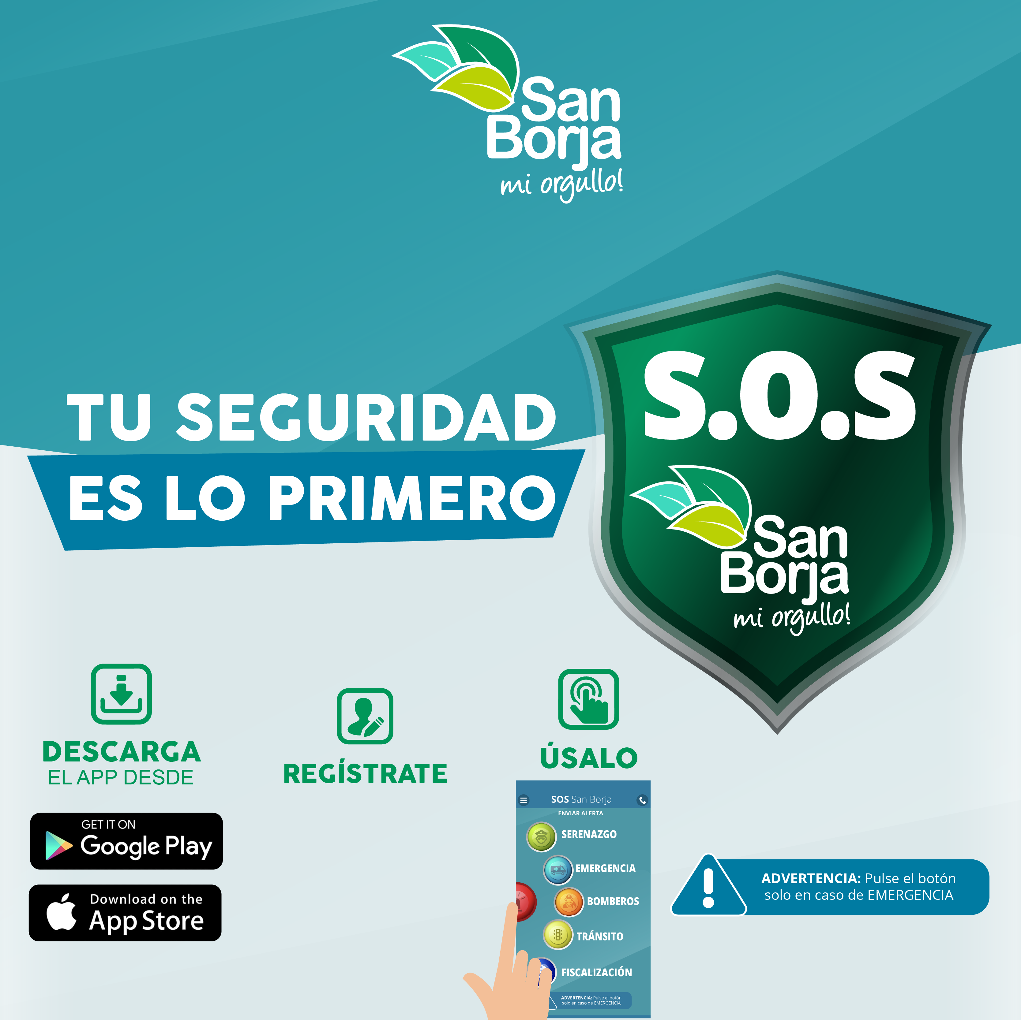 SOS San Borja, el aplicativo en favor de los vecinos