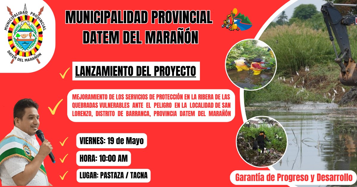 MUNICIPALIDAD PROVINCIAL DATEM DEL MARAÑON