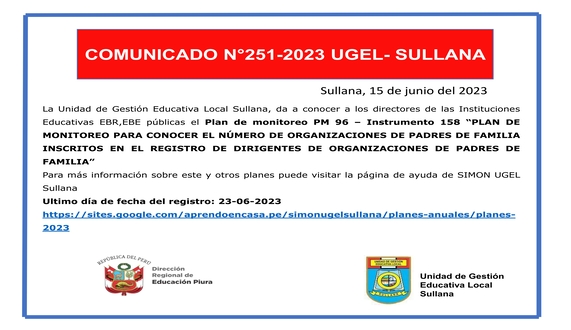 Comunicado 251-2023