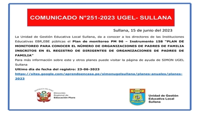 Comunicado 251-2023