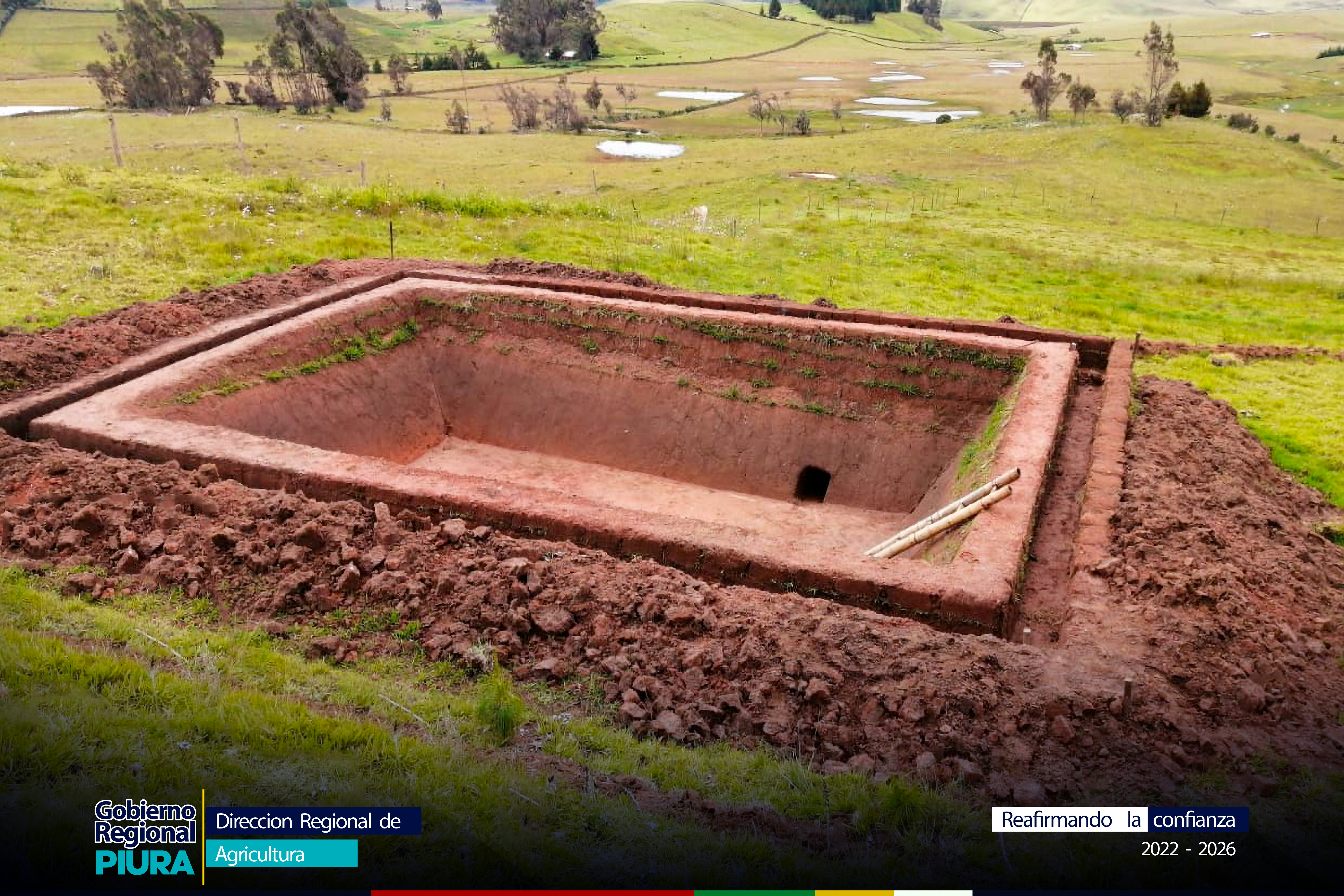 Reservorios en proceso de excavación