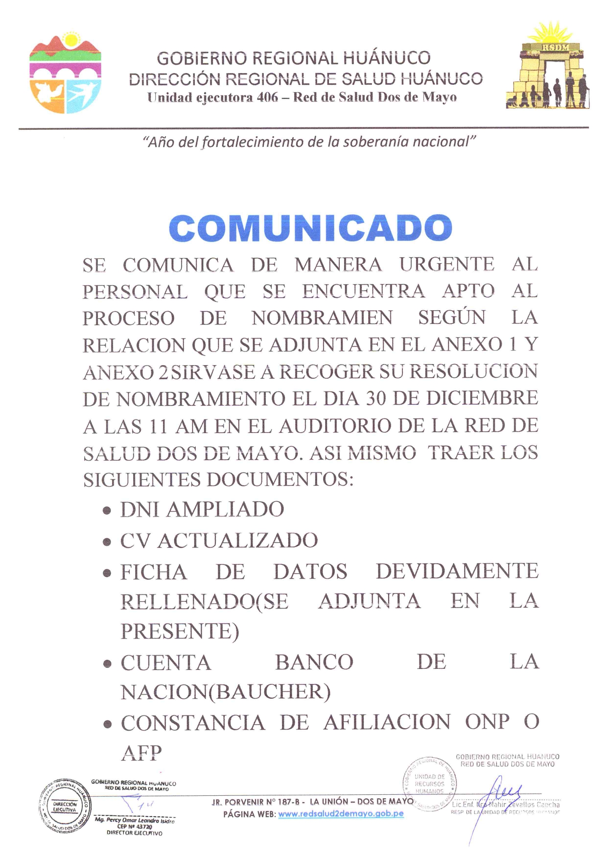 NOMBRAMIENTO 