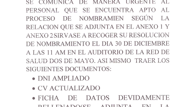 NOMBRAMIENTO 