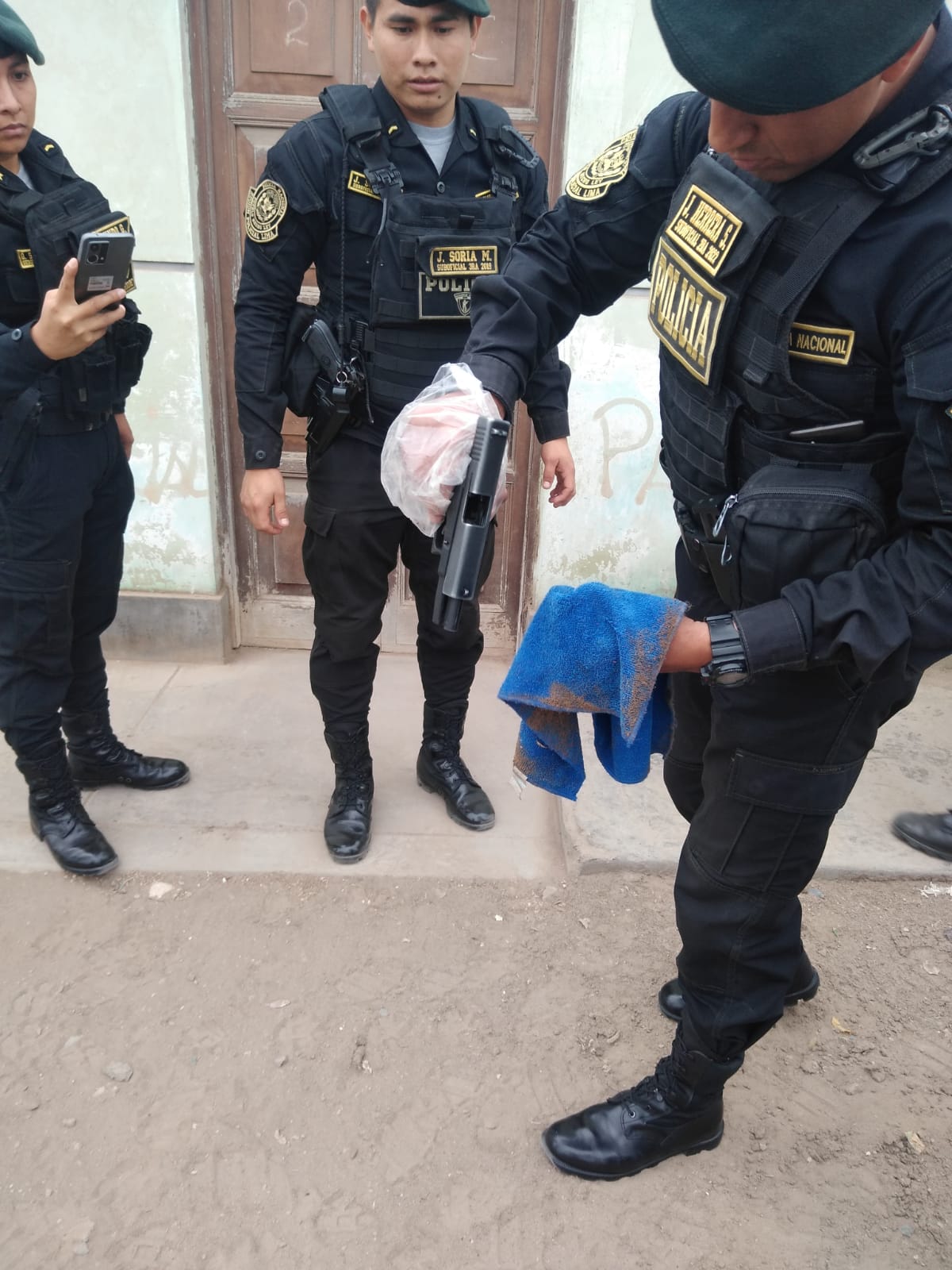 Se intervino a una persona en posesión de un arma de fuego