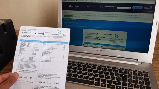 Usuarios de Electrocentro pueden acceder a facilidades de pago