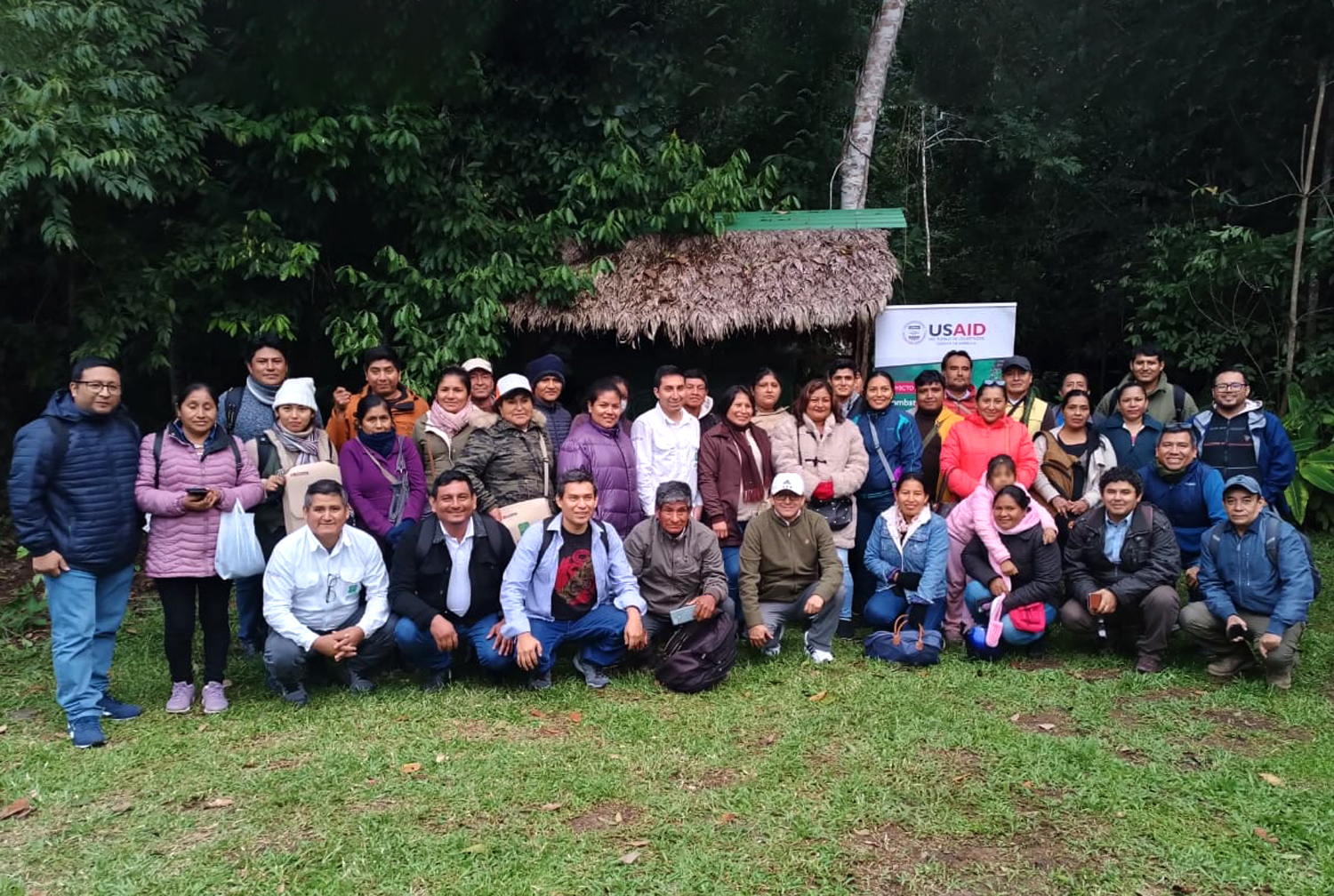 Foto grupal - concesionarios utilizan aplicativo MiBosque