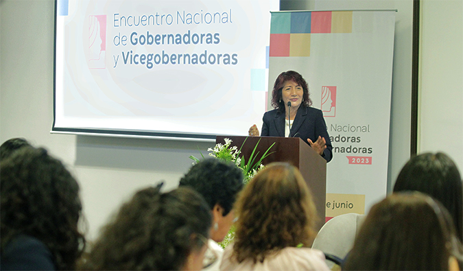 Rosa Vásquez: “Debemos modificar la ley para darle una función específica a los vicegobernadores”