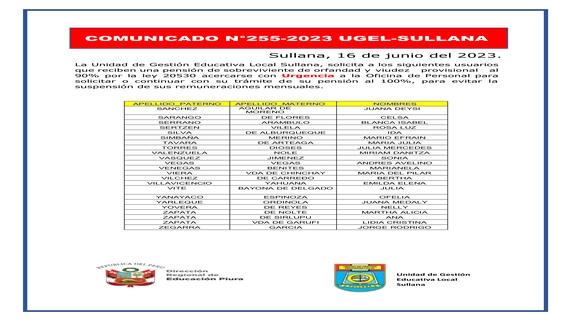 Comunicado 255-2023