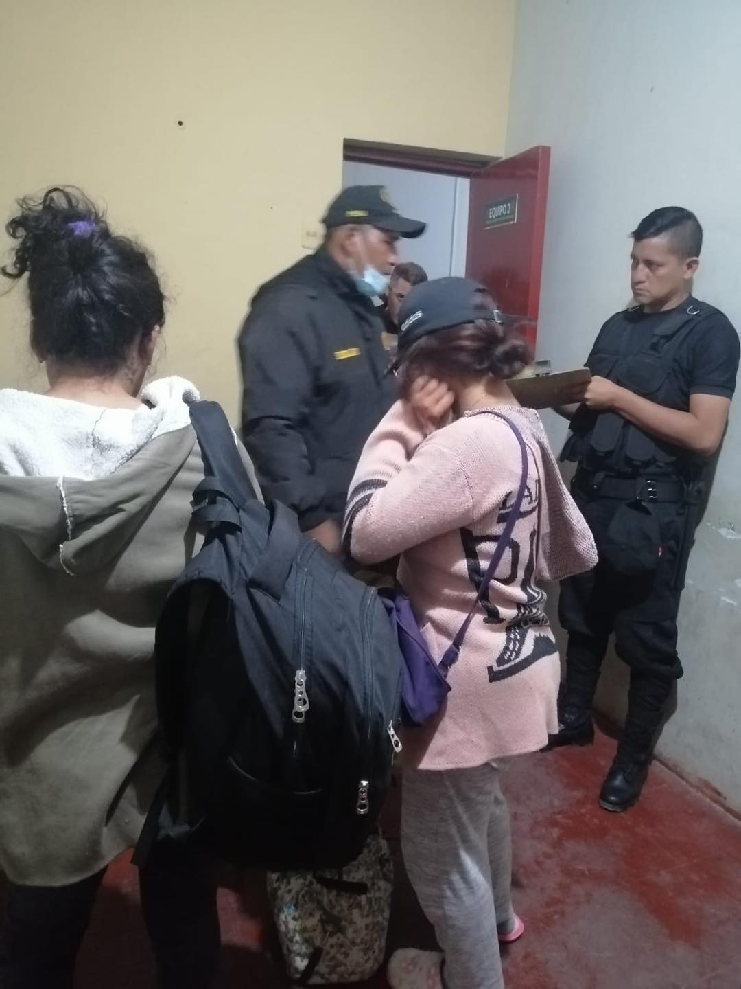 SERENAZGO MUNICIPAL RESCATA A DOS JÓVENES QUE SE ENCONTRABAN RETENIDAS CONTRA SU VOLUNTAD