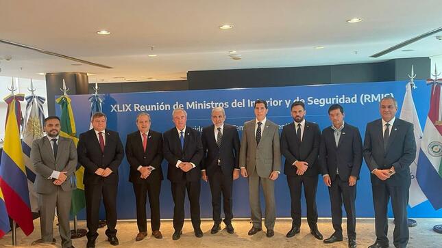 Ministro Vicente Romero participa en reunión de ministros del Interior y de Seguridad del Mercosur y estados asociados  