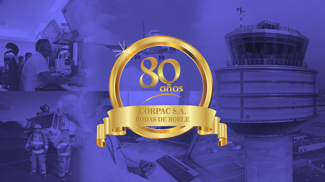 La Corporación Peruana de Aeropuertos y Aviación Comercial (CORPAC) cumple 80 años