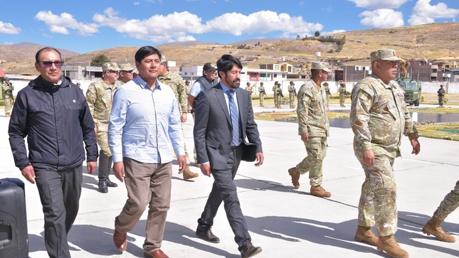 Alcalde de Junín fortalece celebración del 6 de agosto con participación del ejército.
