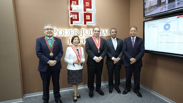 Presidente del TC participa en la sesión del Programa Mejoramiento de los Servicios de Justicia - EJE No Penal.