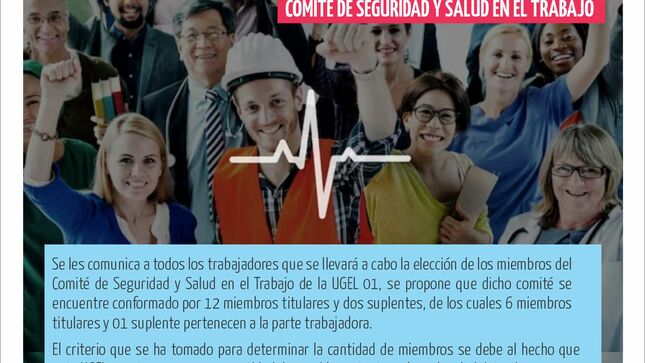 Elección del comité de seguridad y salud en el trabajo 