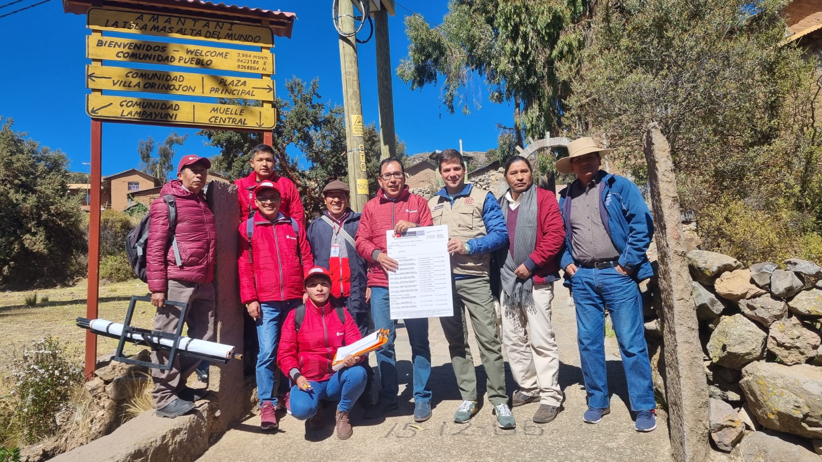 Premiación concurso Amantaní