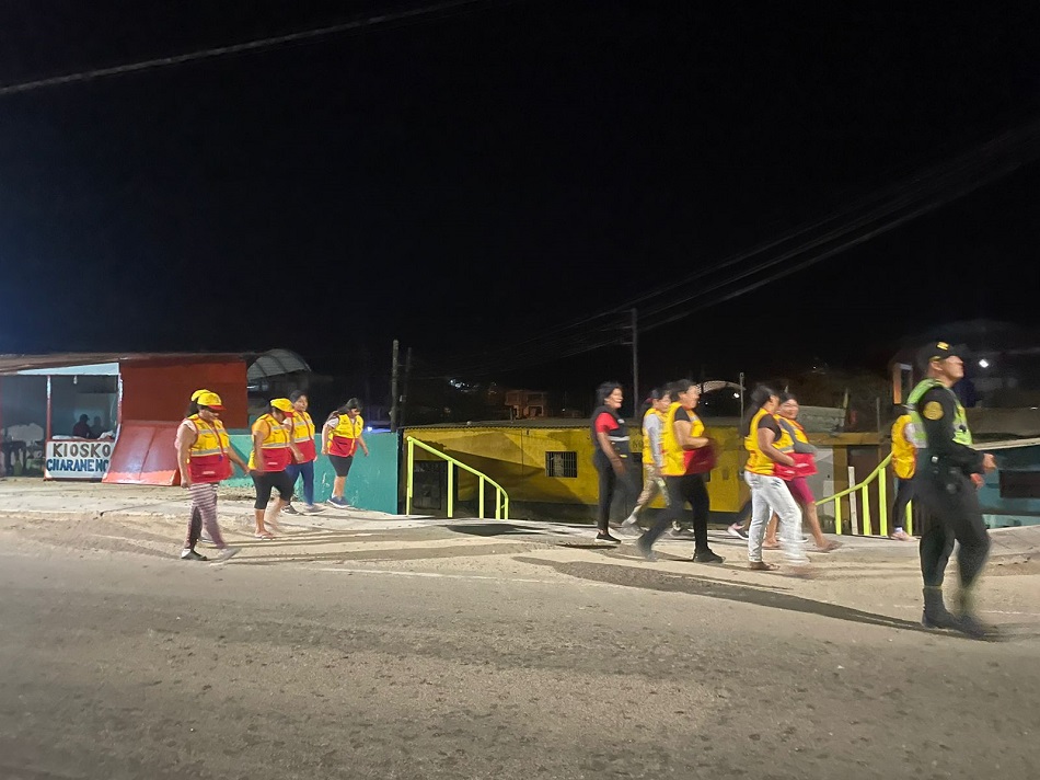 Junta vecinal de seguridad ciudadana de Cancas se suman a tareas de limpieza