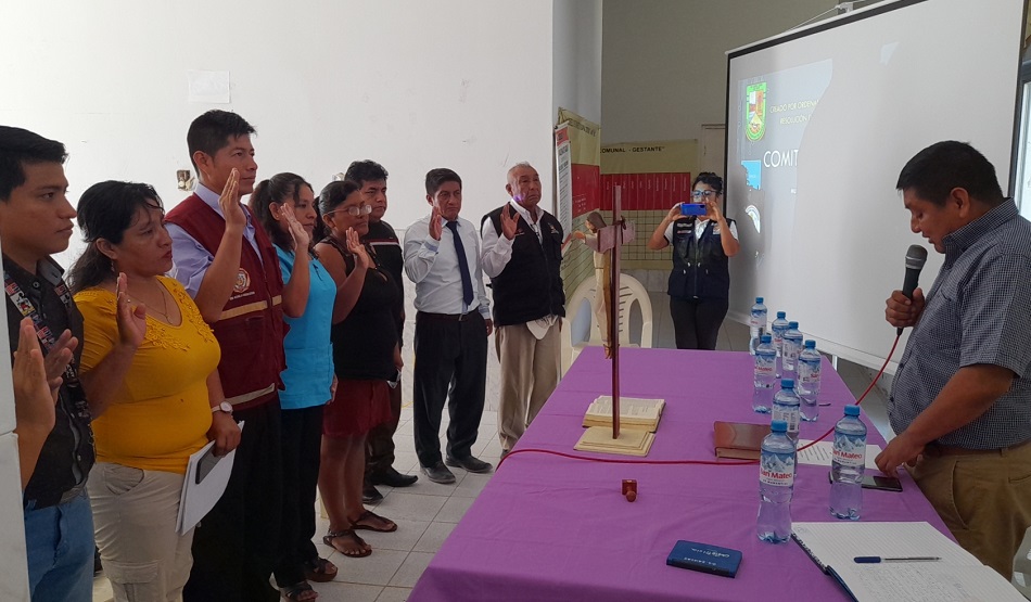 Instalación y juramentación del comité distrital de salud del distrito Canoas de Punta Sal