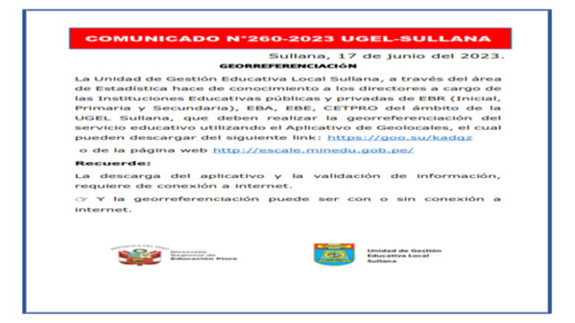 Comunicado N°260-2023