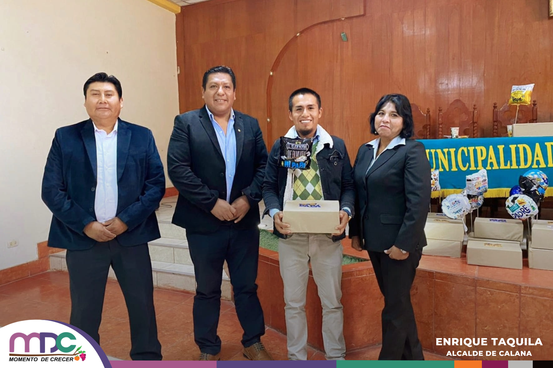 Homenaje a los Padres de la Municipalidad distrital de Calana