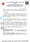 Vista preliminar de documento Resolucion de Alcaldia N°001-2011-A-MPA.