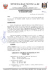 Vista preliminar de documento ACUERDO MUNICIPAL NRO 005-2009-MPA-A/SG