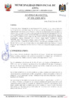 Vista preliminar de documento ACUERDO MUNICIPAL NRO 018-2009-MPA