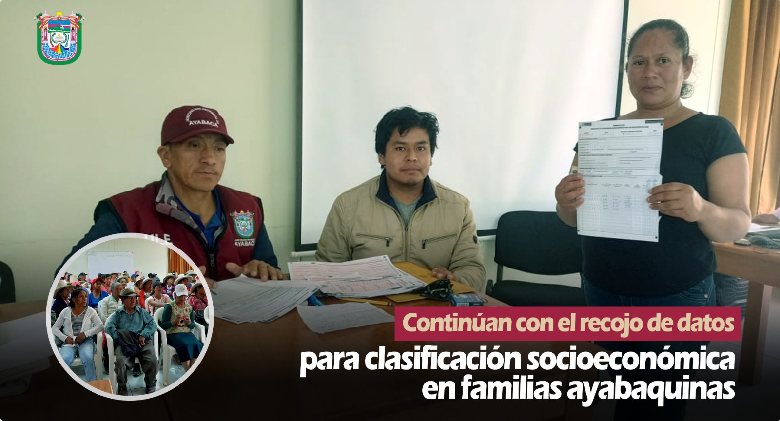 Continúan con el recojo de datos