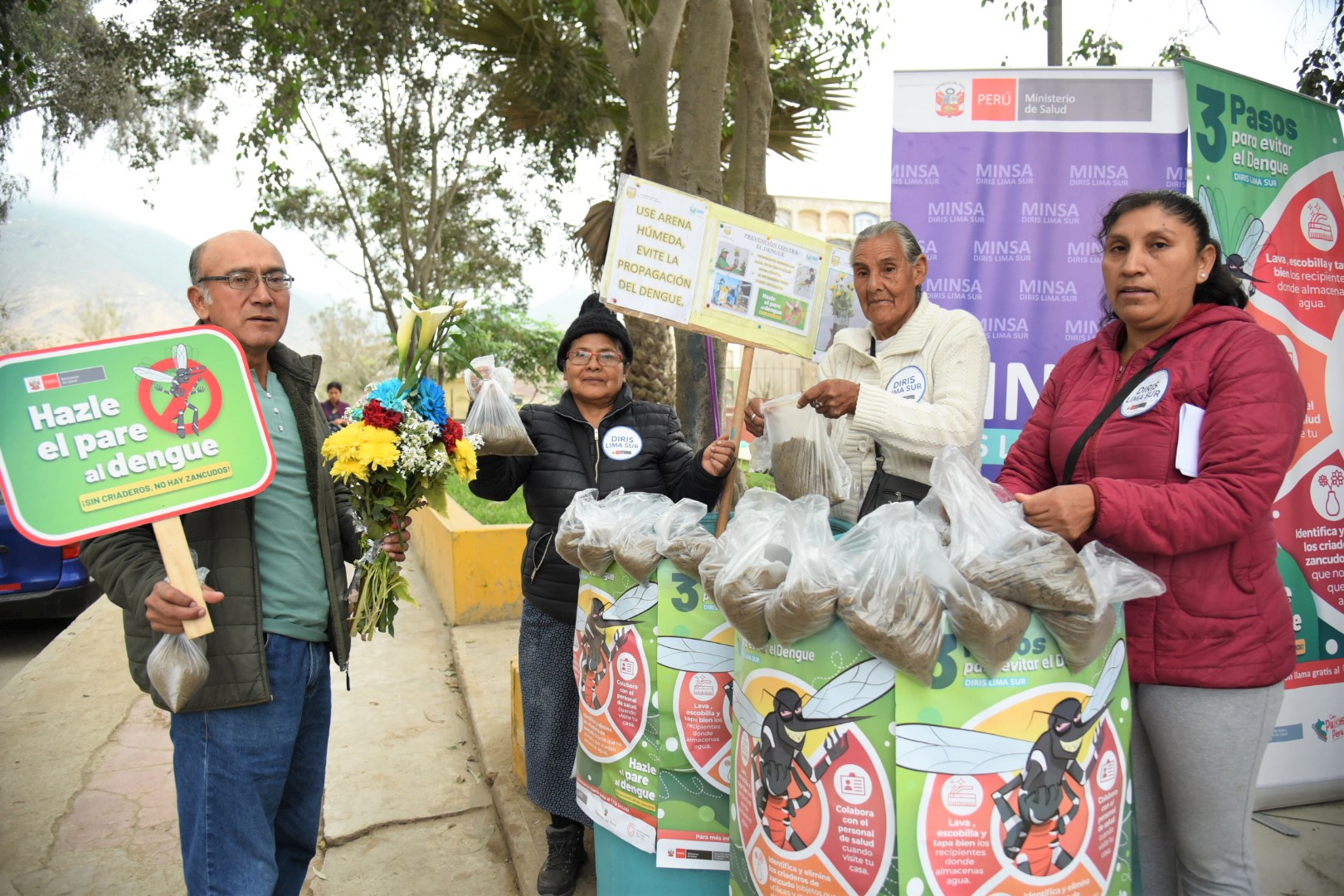 Diris Lima Sur interviene cementerio más grande de Latinoamérica para eliminar criaderos de zancudos del dengue