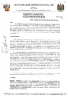 Vista preliminar de documento ACUERDO MUNICIPAL NRO 035-2009-MPA-A/SG