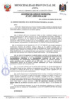 Vista preliminar de documento ACUERDO DE CONSEJO NRO 037-2009-MPA-A/SG