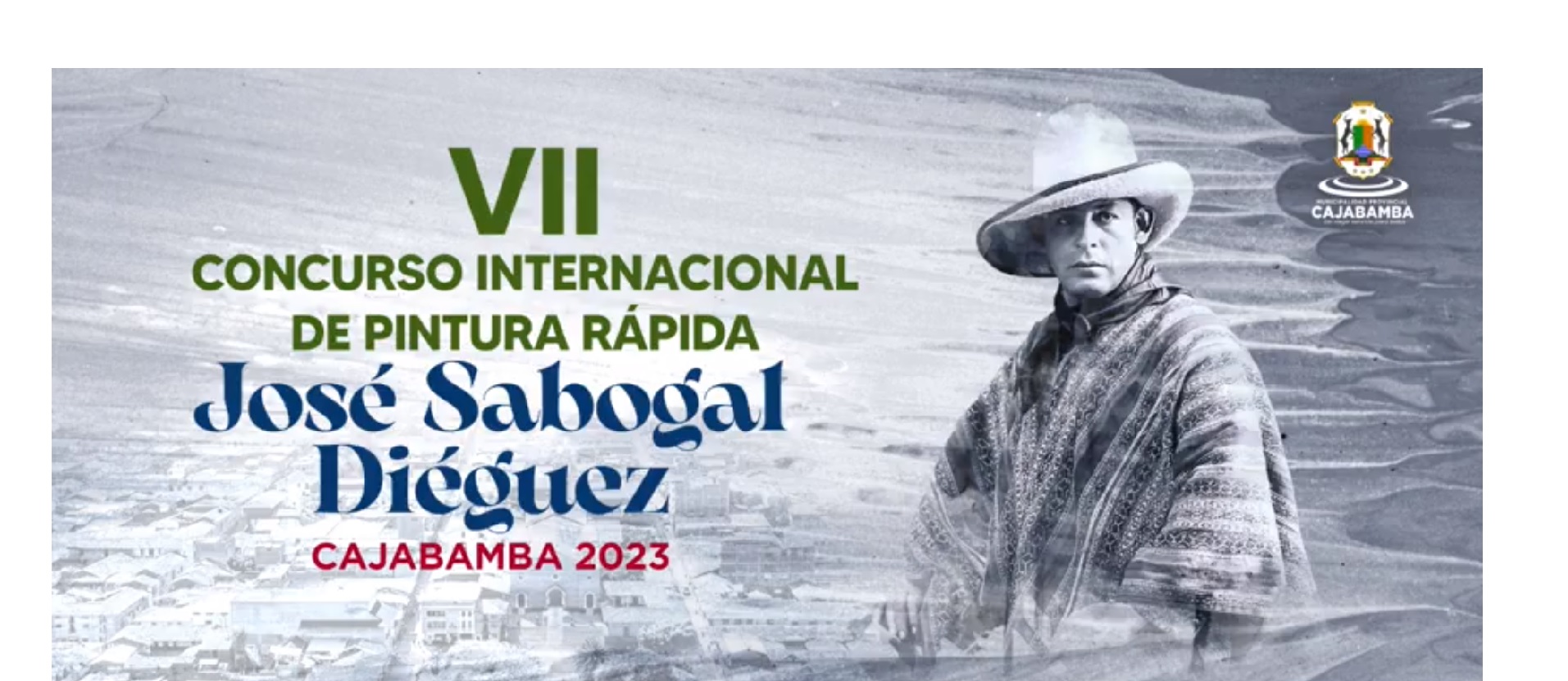 Afiche Oficial del VII Concurso Internacional de Pintura Rápida "José Sabogal Diéguez"
