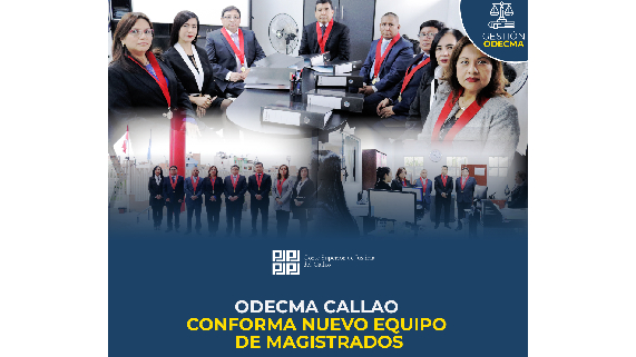 ODECMA Callao conforma nuevo equipo de magistrados
