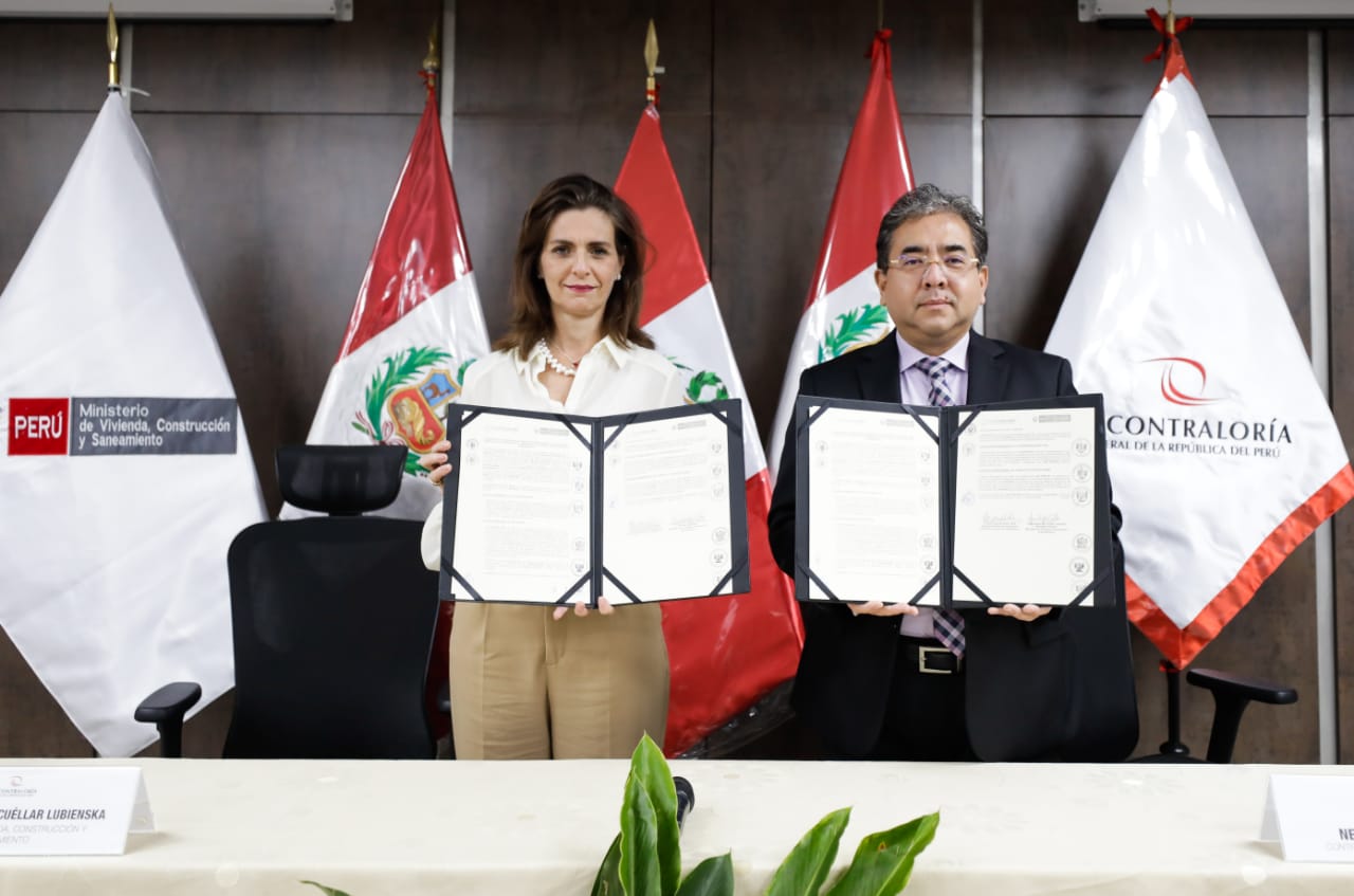Ministerio de Vivienda y Contraloría firman convenio de cooperación que permitirá fortalecer lucha contra la corrupción