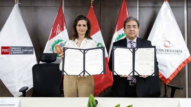  Ministerio de Vivienda y Contraloría firman convenio de cooperación que permitirá fortalecer lucha contra la corrupción