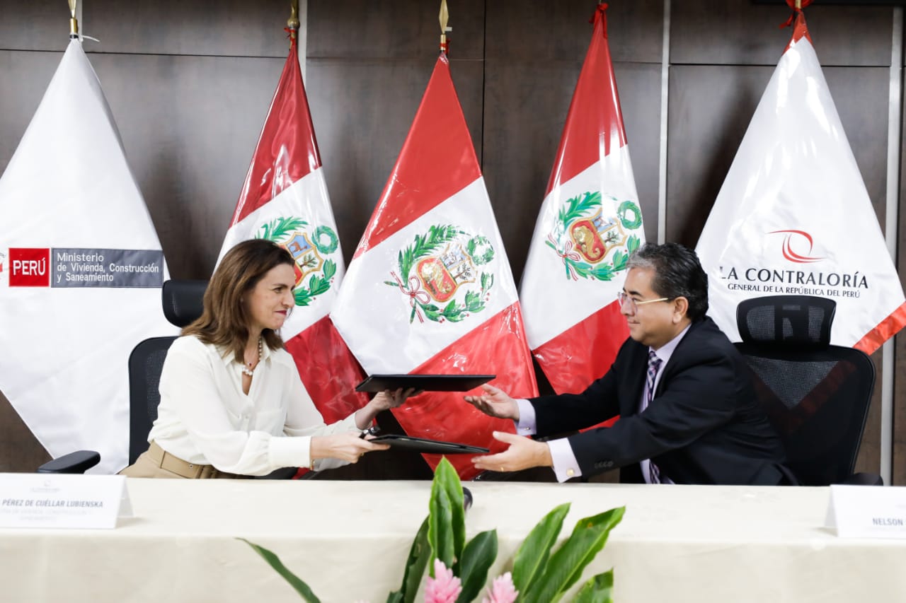 Ministerio de Vivienda y Contraloría firman convenio de cooperación que permitirá fortalecer lucha contra la corrupción