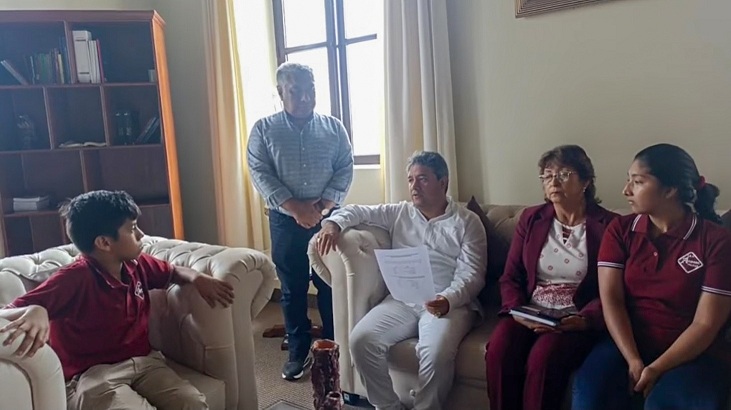 Piden apoyo a empresas para la bolsa de viaje de delegación de estudiantes de Trujillo que participará en los 37° Juegos Matemáticos, en Polonia.